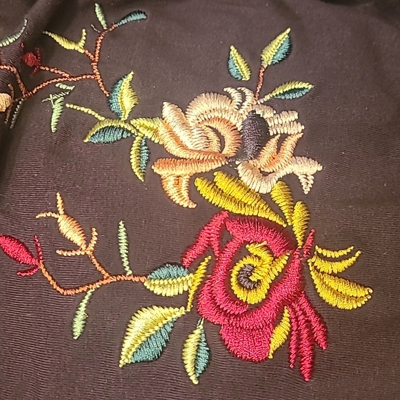 Christian Dior long sleeve top with beautiful embroidery size 42 fr. 10 US - Picture 12 of 12